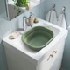 Тазик для прання IKEA PEPPRIG складаний, зелений, 10 l, 705.729.63 - зображення 5