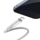 Кабель Baseus High Density Braided Type-C to Lightning PD 20W/2m/White (CATLGD-A02) - изображение 3