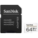 Карта памяти Sandisk 64GB microSDXC C10 UHS-I U3 V30 R100/W40MB/s High Endurance (SDSQQNR-064G-GN6IA) - изображение 1