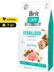 Сухий корм з куркою Brit Care Sterilized Urinary Бріт Каре для стерилізованих котів для здоров'я сечокам'яної системи 7 кг + наповнювач в подарунок (8595602540723) - изображение 2