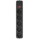 Фільтр живлення Maxxter 5 розеток 3м чорний (SPM5-G-10B) - зображення 1
