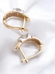 Золоті сережки AiR GOLD Харківська ювелірна фабрика 700324-2с - зображення 5