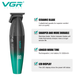 Тример VGR V-906 3 насадки/9000RPM/2000mAh/LED display/Green (00000009038) - зображення 3