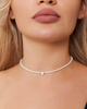 Чокер из бисера белый с сердцем бижутерия Fashion Jewerly (SVS) - изображение 5