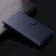 Чехол книжка для Xiaomi Redmi Note 7 синий бумажник ремешок на руку - изображение 4