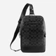 Сумка слинг через плечо мужская из натуральной кожи Coach Ethan Pack In Signature Canvas BG-COA-14 Чорна (196395195367) - изображение 1
