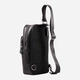 Сумка слинг через плечо мужская из натуральной кожи Coach Ethan Pack In Signature Canvas BG-COA-14 Чорна (196395195367) - изображение 2