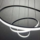 Люстра світлодіодна підвісна LUMINARIA EMILY 75W 3R APP 600х1100 BLACK/WHITE 220V IP20, LED світильник з пультом ДУ для кухні, спальні, вітальні - зображення 3