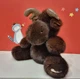 Игрушка мягкая из натурального меха NL Baby Лось Темно-коричневый - изображение 3