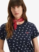 Футболка бавовняна жіноча Levi's The Perfect 39185-0327 S Темно-синя (5401157353615) - зображення 4