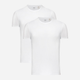 Zestaw koszulek męskich bawełniany 2 szt Levi's Slim Crewneck 79541-0000 S Biały (5400816578567) - obraz 1