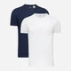 Zestaw koszulek męskich 2 szt Levi's Slim Crewneck 79541-0002 L Biały/Ciemnogranatowy (5400816578185) - obraz 1
