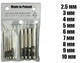 Набор пробойников VOREL пробойники 2,5-10 мм 9 штук 76705 - изображение 5