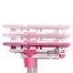 Зростаюча парта для дівчинки FunDesk Lavoro L 794 x 608 x 540-720 мм Pink - зображення 5