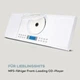 Стереосистема Auna Wallie Microsystem CD FM Bluetooth USB 10033228 - зображення 5