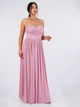 Длинное платье с открытыми плечами Lipsy LPK200619-33 L (63809L) Розовый - изображение 4