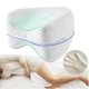 Подушка ортопедическая Contour Leg Pillow для коленей и ног с эффектом памяти 23х23х14.5 см Белый - изображение 3