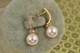 Серьги Xuping Jewelry молодость с жемчугом 2,7 см золотистые - изображение 2