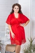 Халат шовковий MiaNaGreen Х928 2XL (50-52) Червоний - зображення 3