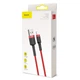 USB кабель Lightning Baseus Сafule Series Fast Charging Data Cable (3m, 2A, 480 Mbps). Red - зображення 9