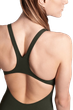 Жіночий суцільний купальник для плавання в басейні Arena Team Swimsuit Swim Pro Solid (004760-900-42) 42 оливковий - зображення 3