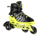 Łyżworolki Nils Extreme 4 w 1 NH18192 34-38 M Czarno-Zielony (5907695599473) - obraz 5