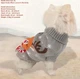 Свитер вязанный для собак "Winter Mood" Gray Размер S - изображение 8