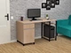 Стол письменный FlashNika Loft СКЛ-5 140 дуб молочный - изображение 1