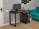 Стол письменный FlashNika Loft СКЛ-1 110 венге - изображение 1