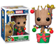 Figurka Funko Pop! Marvel Holiday Groot with Lights & Ornaments 8 cm (889698339827) - obraz 2