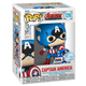 Фігурка Funko Pop! Marvel Los Vengadores Avengers Captain America Exclusive зі значком 9 см (889698701280) - зображення 2