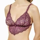 Бюстгальтер женский кружевной мягкая чашка Felisiya Lingerie Сливовое вино 2001-076 Оne size - изображение 1