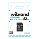 Карта пам'яті microSDHC Wibrand 32gb UHS1 клас 10 із адаптером чорна - зображення 1