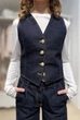 Классический жилет A-yugi Jeans 164 см Темно-синий (2125000865331) - изображение 3