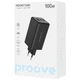 Мережевий зарядний пристрій Proove Pocket GaN Max 100W 2 Type-C USB Black (6901119019058) - зображення 2