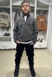 Кофта Tommy Life 128 см Темно-серый (2125000861944) - изображение 3