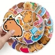 Стікери Капібара capybara стікерпак наклейки набір наклейок 50 шт Cap_6954 - зображення 5
