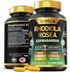 Добавка преміум-класу з родіоли рожевої Tenmido Rhodiola Rosea Ashwagandha 150 капсул - зображення 1