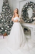 Весільна сукня ANGEL FASHION DRESS 2505 розмір 44, молоко - зображення 2