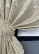 Комплект коротких штор VR-Textil Льон мармур Pavliani ХО № 1272ш Теплий бежевий 130х170 см 2 шт (35-0201) - зображення 4