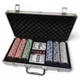 Игровой набор Покер на 300 фишек с номиналом в алюминиевом кейсе Poker Game Set - изображение 2