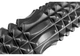Массажный ролик EasyFit Grid Roller 33 см v.1.2 с заглушками с двух сторон Черный (EF-2022a-BK) - изображение 3