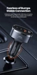 Швидкий автомобільний зарядний пристрій Toocki 140W 2TypeC+USB з LED-дисплеєм для ноутбуків, планшетів, смартфонів (6976018377103) - зображення 11