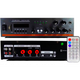 Усилитель звука Bluetooth 4,0 USB/SD/FM/MP3 50W+50W 2х канальный с пультом стереоусилитель для колонок с караоке 220V и 12V UKC 333BT - изображение 3