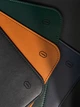 Папка конверт для MacBook 13,6'' Air Wiwu Skin Pro2 Leather black - зображення 9