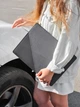 Папка конверт для MacBook New 13'' Wiwu Blade Sleeve gray - изображение 5