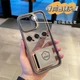 Чохол iPhone 15 Pro Max Crystal Stand Camera pink - изображение 4
