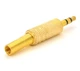 Разъем mini-Jack 3.5mm (stereo) Voltronic GOLD стерео под кабель - изображение 2