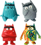 Zestaw figurek Comansi The Coloured Monster Anna Llenas Confused-Sadness-Anger and Fear 4 szt (8412906901046) - obraz 4