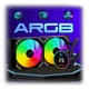 Водяна система охолодження Snowman TL 240-ARGB - зображення 3